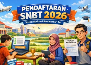 Informasi cara daftar, jadwal, dan dokumen-dokumen pendukung pendaftaran SNBT 2026 yang wajib disimak calon mahasiswa. /Foto: Ilustrasi dibuat dengan AI.