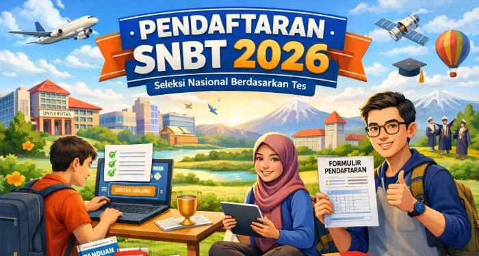 Informasi cara daftar, jadwal, dan dokumen-dokumen pendukung pendaftaran SNBT 2026 yang wajib disimak calon mahasiswa. /Foto: Ilustrasi dibuat dengan AI.