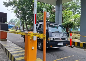 TKP perusakan portal Bendungan Lahor. Foto: Aisyah Nawangsari Putri