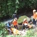 Evakuasi Temuan mayat diduga pria ditemukan di bawah jembatan Cangar. Foto: Istimewa