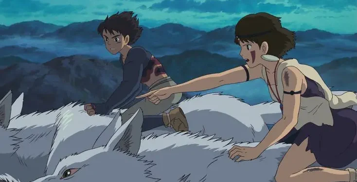 Princess Mononoke, salah satu film animasi petualangan alam yang sangat berkesan karya Studio Ghibli (Foto: Pinterest @ella)