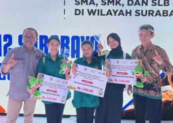 Siswa SMKN 2 Malang sukses meraih berbagai prestasi di ajang LKS Dikmen XXXIV 2026 yang digelar di Kota Surabaya. /Foto: Dok. SMKN 2 Malang