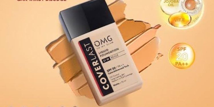 Gambar salah satu Foundation di Bawah 100 Ribu, OMG Coverlast Liquid Foundation. (Foto: Pinterest)