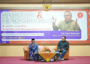 Dialog kebangsaan di Unikama yang mengulas moderasi beragama (dok. Unikama)