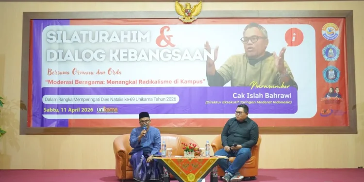 Dialog kebangsaan di Unikama yang mengulas moderasi beragama (dok. Unikama)