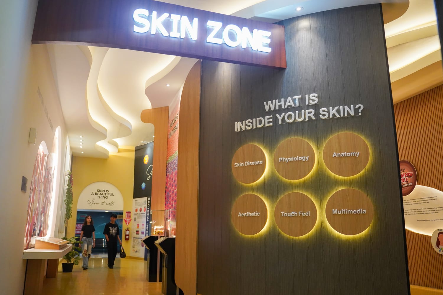 Skin Zone, area baru edukatif untuk mengeksplorasi keajaiban kulit manusia di Museum Tubuh Jatim Park 1. Foto: Dok. Jatim Park