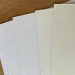 Ilustrasi perbedaan jenis watercolor paper berdasarkan teksturnya (Foto: Pinterest @Grace Harrison)