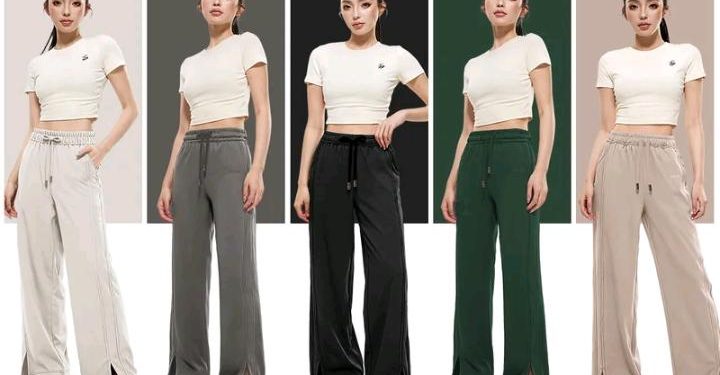 Salah satu model celana olahraga dengan model loose pants dari brand KKTOP (Foto: Tokopedia @KKTOP)