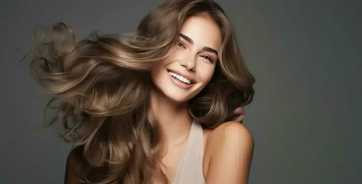 Ilustrasi Rambut yang sehat dan berkilau (Foto: Pinterest @Pratap Kumar)
