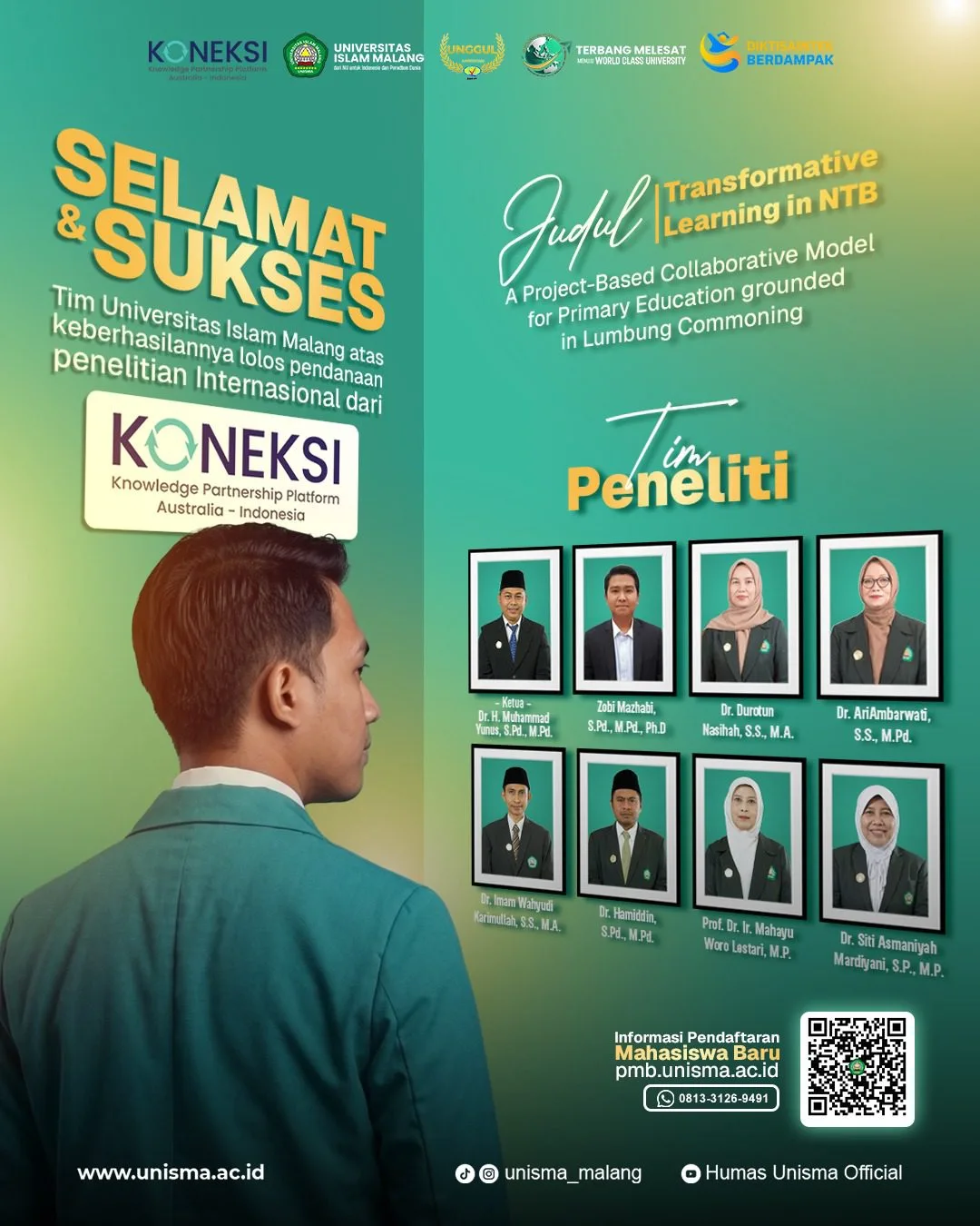 Membanggakan, UNISMA raih hibah riset internasional. Foto/dok. Unisma