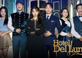 Salah satu poster drakor membantu arwah yang berjudul Hotel del Luna. (Foto: Pinterest)