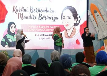Sosialisasi PLN UP 3 tentang keselamatan Ketenagalistrikan bagi Ojek Online. Foto/dok