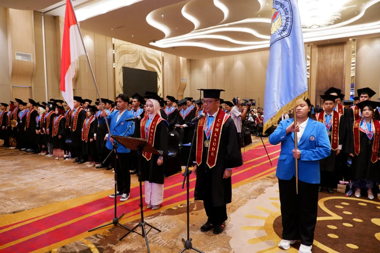 Wisuda ke-75 ITN Malang di Grand Ballroom Hotel Grand Mercure Malang Mirama. Foto/dok ITN Malang