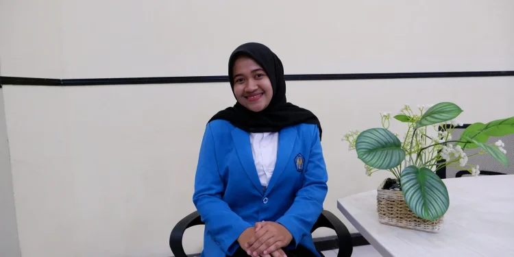 Dwi Apink Dela Nesfian. Foto/dok ITN Malang