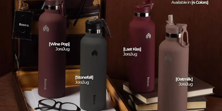 Tumbler Rosca seri JoraJug dengan pilihan empat warna yang netral dan elegan. (Foto: Instagram/ @roscaindonesia)
