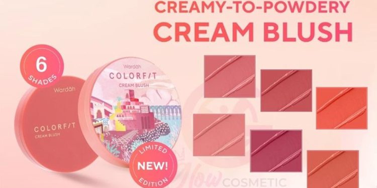 Wardah Colorfit Cream Blush, salah satu blush on cream lokal tahan lama dengan harga terjangkau. (Foto: Pinterest)