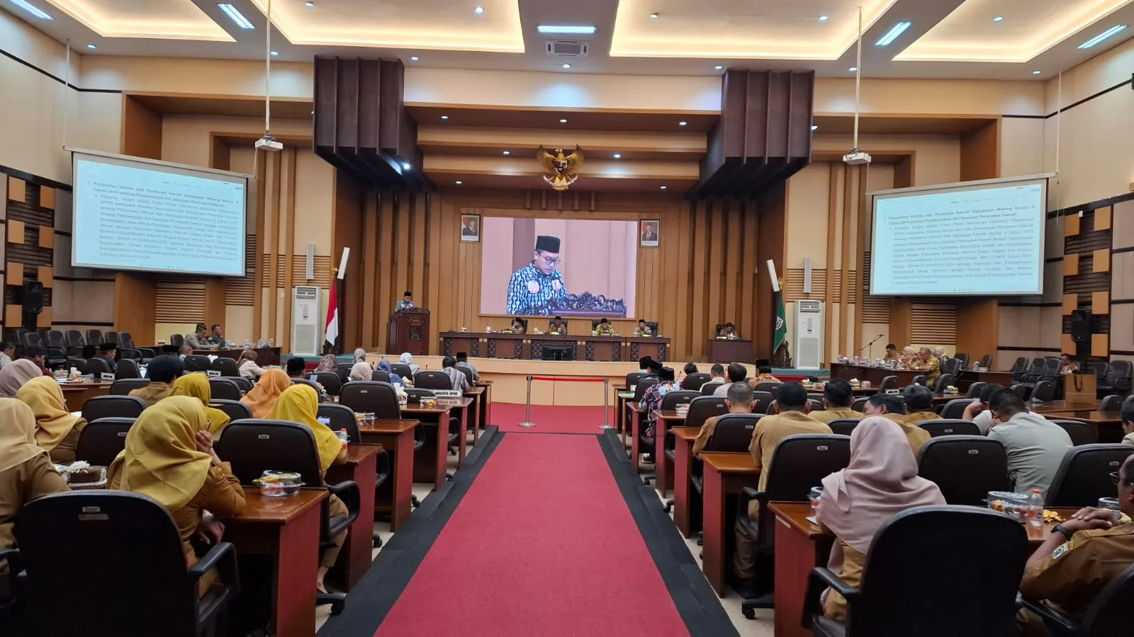 Rapat paripurna DPRD Kabupaten Malang. Foto: Aisyah Nawangsari Putri