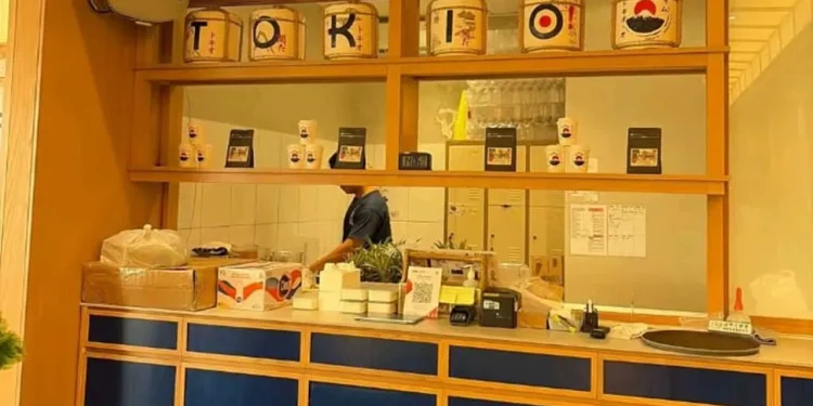 Salah satu café bernuansa Jepang di Malang, Tokio O! Japanese Café. (Foto: Tiktok @IG: justara___)