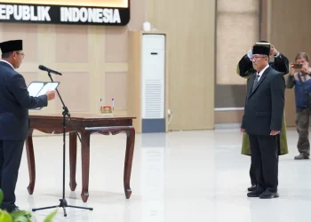 Ilustrasi pelantikan Pj Sekda oleh Wali Kota Batu Nurochman. Foto: Dok.