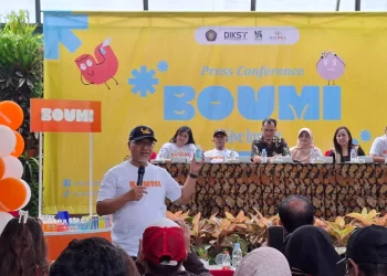 Pengenalan BOUMI, lini produk kidscare berbahan alami bikinan UB Malang. Foto: Azmy