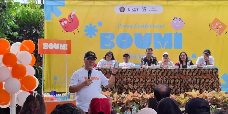 Pengenalan BOUMI, lini produk kidscare berbahan alami bikinan UB Malang. Foto: Azmy