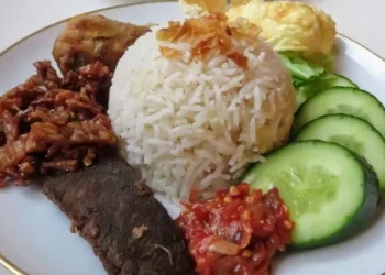 nasi empal di Malang