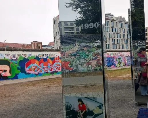 Jejak Tembok Berlin yang masih tersisa. Foto/dok. Didit