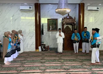 pelepasan jemaah haji dari KBIHU Al Ihsan Annahdliyah