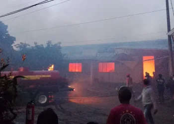 Kebakaran gudang tembakau