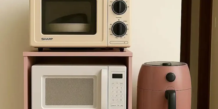 microwave, oven, air fryer