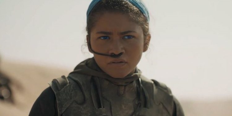 Salah satu scene di film Zendaya yang berjudul Dune. (Foto: Pinterest @ Scarlet)