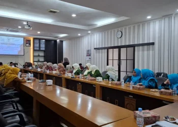Perwakilan guru TK saat mengikuti audiensi di DPRD Kabupaten Malang. Foto: Aisyah Nawangsari Putri
