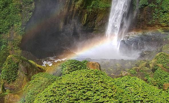 Keindahan Coban Pelangi. (Foto: Portal Resmi Kabupaten Malang)