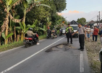 Lokasi terjadinya kecelakaan di Sumbermanjing Wetan. Foto: Satlantas Polres Malang