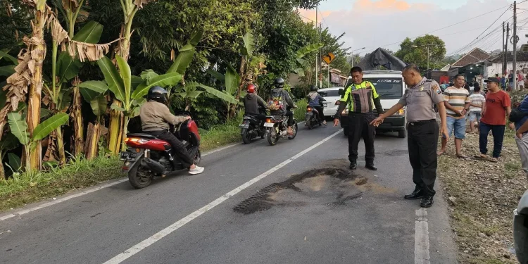 Lokasi terjadinya kecelakaan di Sumbermanjing Wetan. Foto: Satlantas Polres Malang