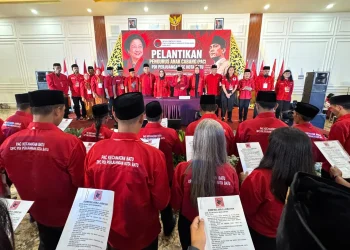 Pelantikan PAC PDIP Kota Batu. Foto: Dok.