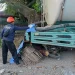 Kondisi sepeda motor korban usai menabrak truk. Foto: Satlantas Polres Malang