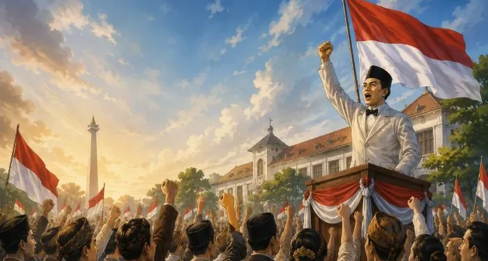 Fakta menarik Hari Kebangkitan Nasional yang wajib diketahui sebagai titik balik perjuangan bangsa Indonesia. /Foto: Ilustrasi dibuat dengan AI.