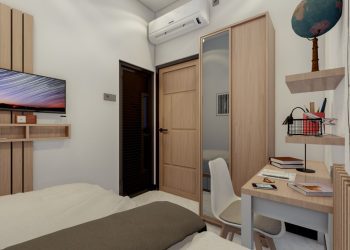 Fasilitas setiap kamar kos di Graha Agung Highland. (Foto/dok. Tomoland)