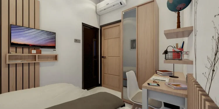 Fasilitas setiap kamar kos di Graha Agung Highland. (Foto/dok. Tomoland)