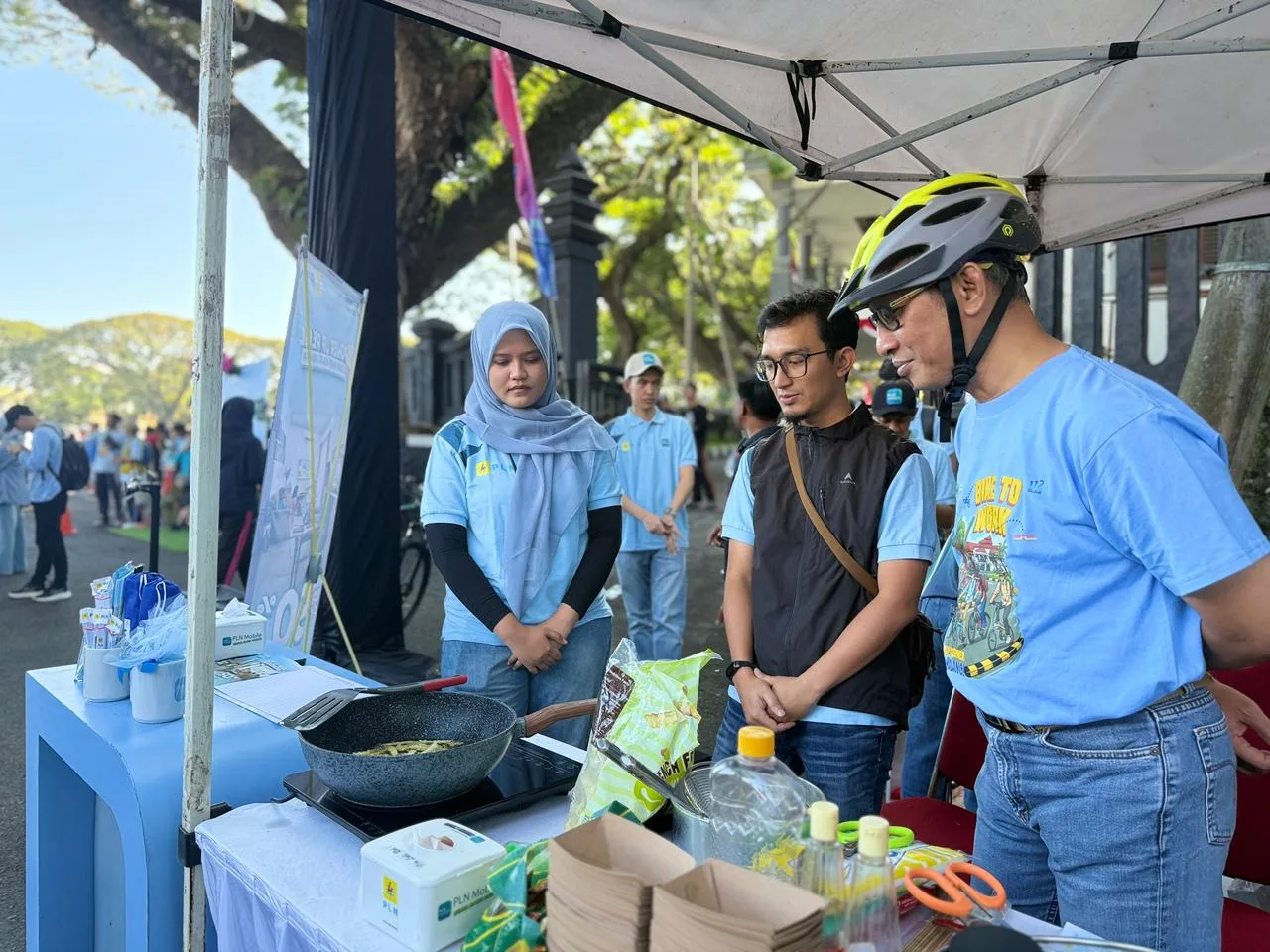 PLN UP3 Malang meriahkan Hari Bakti ke-112 Kota Malang. Foto/dok