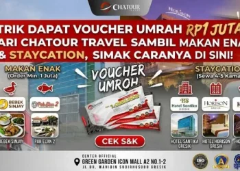 Program inovatif Chatour Travel beri voucher umrah Rp 1 juta plus makan enak dan staycation nyaman. /Foto: Dok. Chatour Travel.