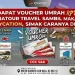 Program inovatif Chatour Travel beri voucher umrah Rp 1 juta plus makan enak dan staycation nyaman. /Foto: Dok. Chatour Travel.