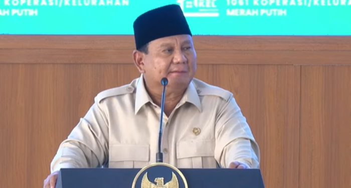 Presiden Prabowo meresmikan 1.061 KDKMP dalam kunjungannya ke Kabupaten Nganjuk, Jawa Timur. /Foto:dok
