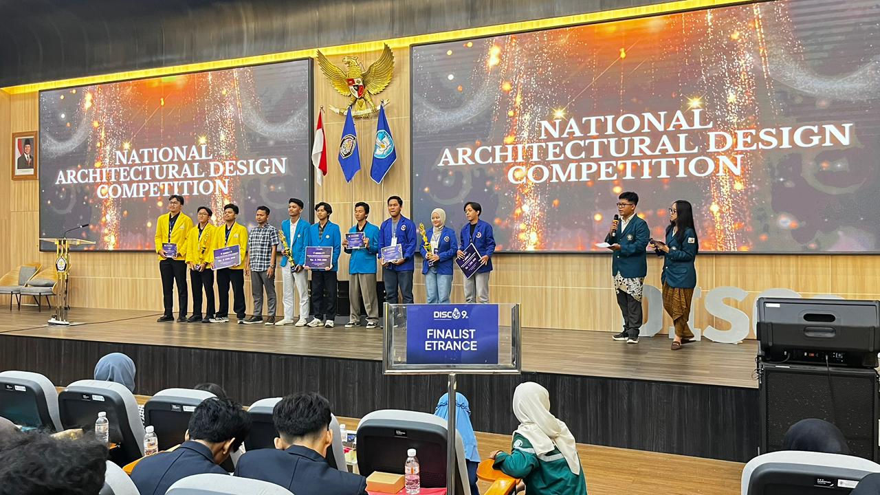 Tim sipil-arsitektur ITN Malang meraih Juara 2 National Architectural Design Competition 2026 dalam ajang DISCO ke-9. Foto/dok