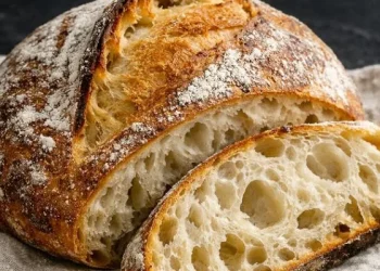 Rekomendasi sourdough di Malang yang menawarkan tekstur renyah di luar dan lembut di dalam yang wajib dicoba pecinta roti. /Foto: Pinterest/The Sourdough Studio
