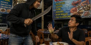 Ilustrasi pembacokan di Singosari. Foto: ilustrasi AI