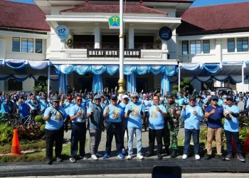 PLN UP3 Malang meriahkan Hari Bakti ke-112 Kota Malang. Foto/dok