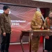 Wakil Bupati Malang, Lathifah Shohib menandatangani kesepakatan tiga daerah dalam menyukseskan Sensus Ekonomi 2026. Foto: Aisyah Nawangsari Putri