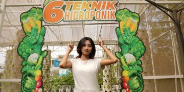 Kegiatan edukasi wisata hidroponik di Batu Love Garden. Foto: Dok